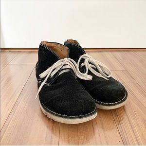 sz 40 Birkenstock Troy Black suede leather shoes